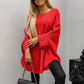 [best gift] Women’s Elegant Knitted Cape Sweater