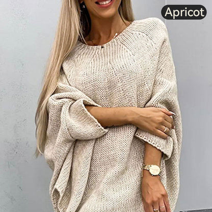 [best gift] Women’s Elegant Knitted Cape Sweater