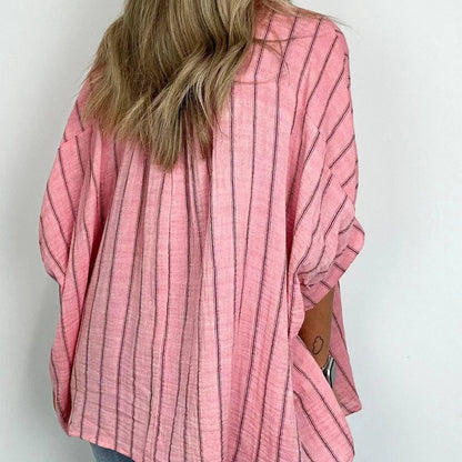 🌸Hot sale 50% OFF🌸Women's Casual Striped Shirt-Keep you comfortable all day long