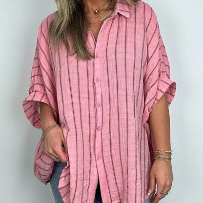 🌸Hot sale 50% OFF🌸Women's Casual Striped Shirt-Keep you comfortable all day long