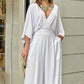 🌷Limited Time Offer 62%-Women's Elegant V-Neck Wide Leg Jumpsuit