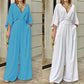 🌷Limited Time Offer 62%-Women's Elegant V-Neck Wide Leg Jumpsuit