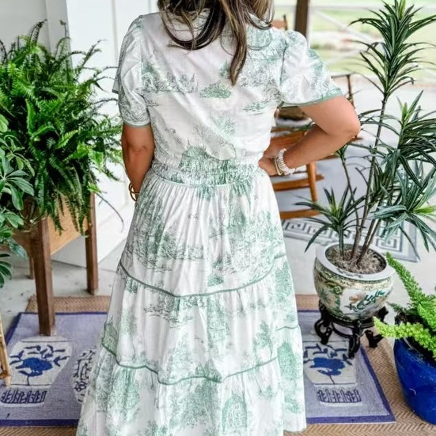 🎁 Hot sale 50% DISCOUNT ⏳ Ethnic Style Dress for Women with Floral Pattern