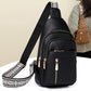 ✨Hot Sale✨Women's Vintage PU Leather Chest Bag👜