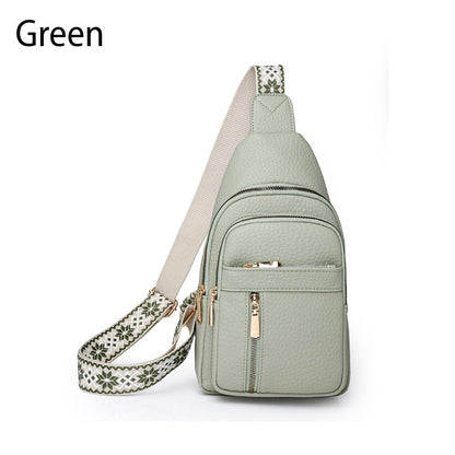 ✨Hot Sale✨Women's Vintage PU Leather Chest Bag👜