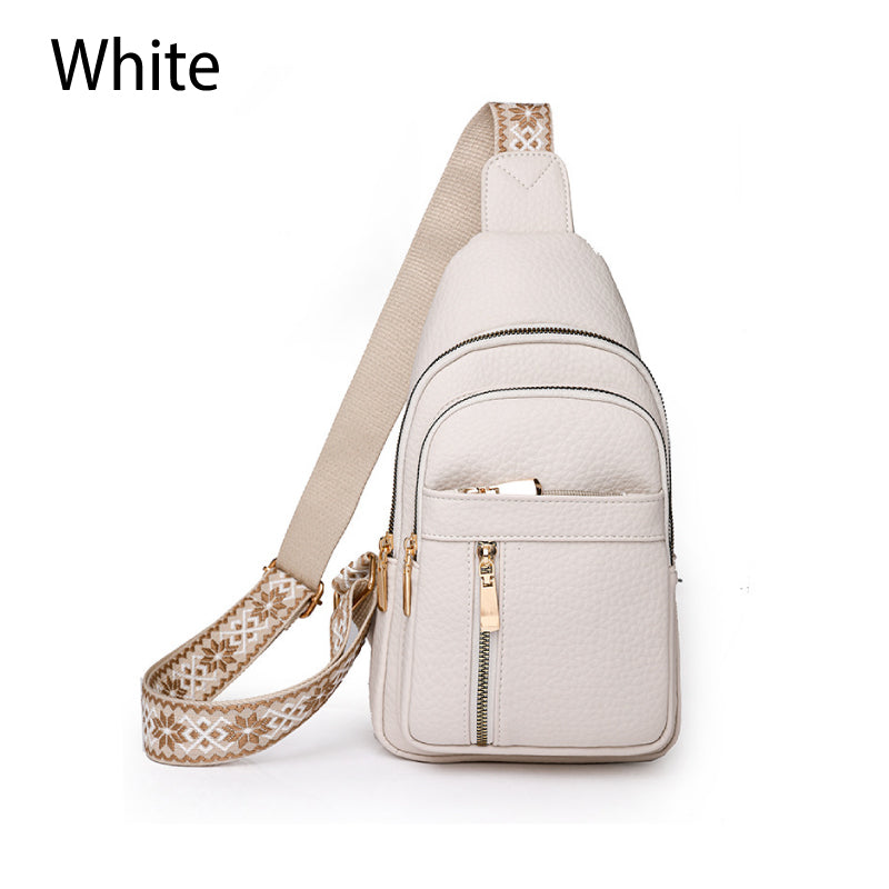 ✨Hot Sale✨Women's Vintage PU Leather Chest Bag👜