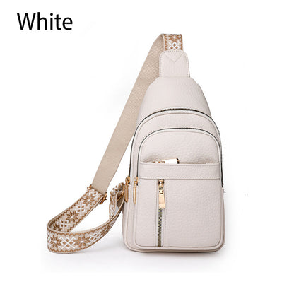 ✨Hot Sale✨Women's Vintage PU Leather Chest Bag👜