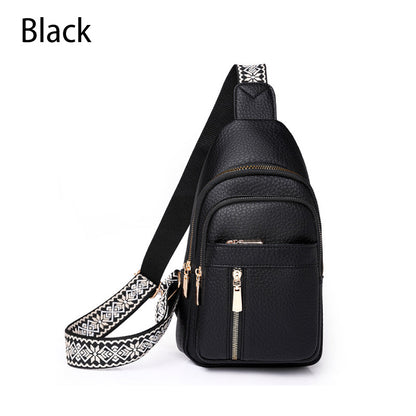✨Hot Sale✨Women's Vintage PU Leather Chest Bag👜