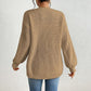 🔥What should I wear tomorrow?🔥Chunky Knit Open Front Cardigan with Lantern Sleeves