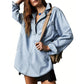 🔥Autumn Sale 58% OFF🔥Nomenoy® Women's Oversized Denim Pullover