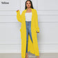 Women's Cable Knit Long Cardigan with Pockets