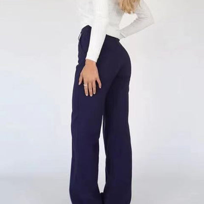👖Women’s High Waist Stretchy Straight Leg Work Pants.