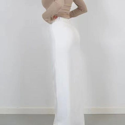 👖Women’s High Waist Stretchy Straight Leg Work Pants.