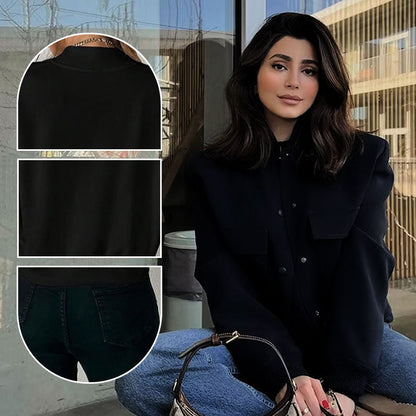 💥Limit Time 59% OFF✨Women's Button Down Short Jacket with Pockets