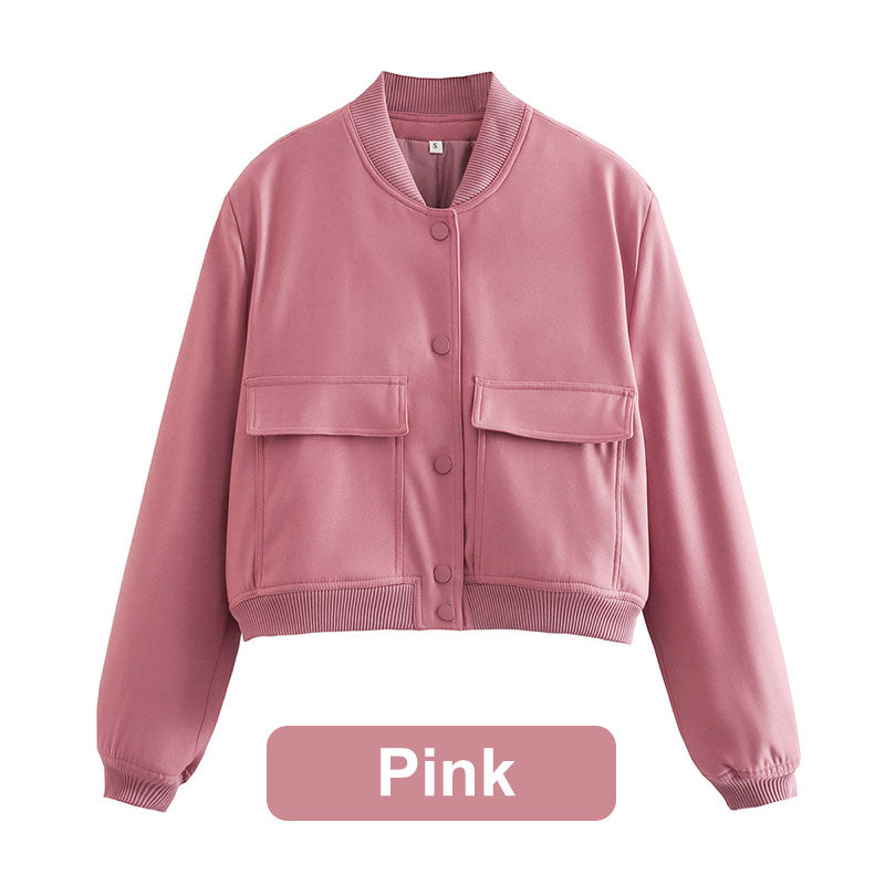 💥Limit Time 59% OFF✨Women's Button Down Short Jacket with Pockets