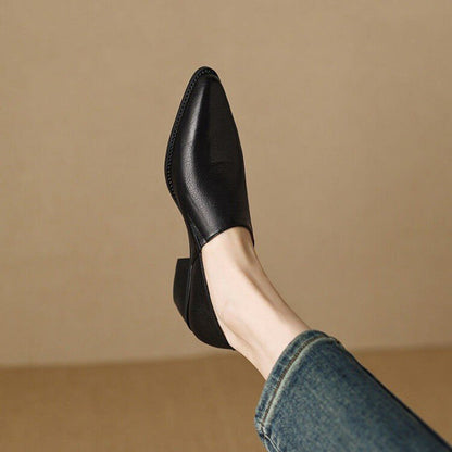 Women's Vintage Pointed Toe Slip-On Soft Shoes