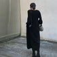 Women's Solid Color Knitted Long-sleeve Maxi Dress
