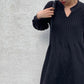 Women's Solid Color Knitted Long-sleeve Maxi Dress
