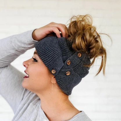 Button urine cap - always showcase your hairstyle and protect your hair