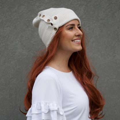 Button urine cap - always showcase your hairstyle and protect your hair