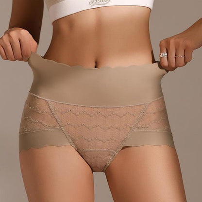 💕Thoughtful design, protecting your private parts💕Breathable Seamless High-Waist Lace Panties