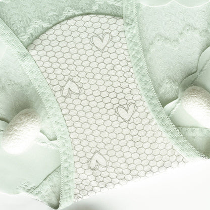 💕Thoughtful design, protecting your private parts💕Breathable Seamless High-Waist Lace Panties