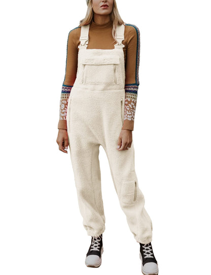 🔥2024 New Women's Warm Overalls Loose Casual Jumpsuits（50% OFF）