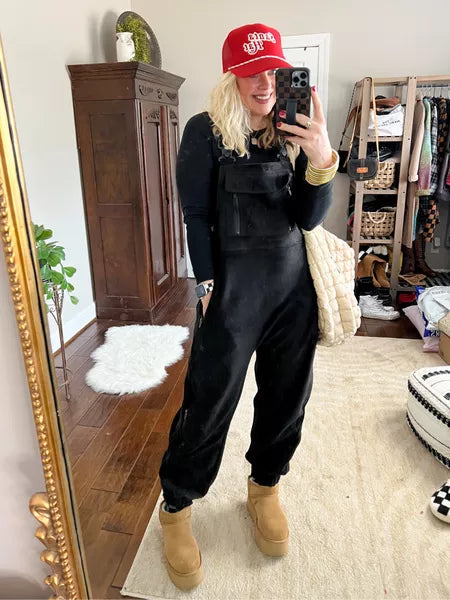 🔥2024 New Women's Warm Overalls Loose Casual Jumpsuits（50% OFF）