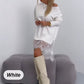 🌷 Lace-edged loose mid-size sweatshirt