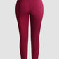 🏆FAUX LEATHER PANTS WITH CONTRASTING TRIM AND ZIP