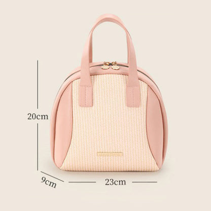 Portable Large Capacity Woven Travel Makeup Bag