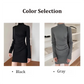 Sexy Solid Color Turtleneck Mini Dress