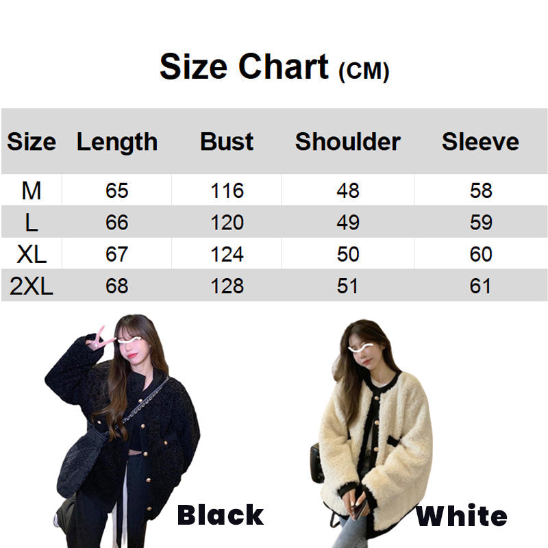 Best Gift-Women's Winter Artificial Fleece Thickened Warm Coat