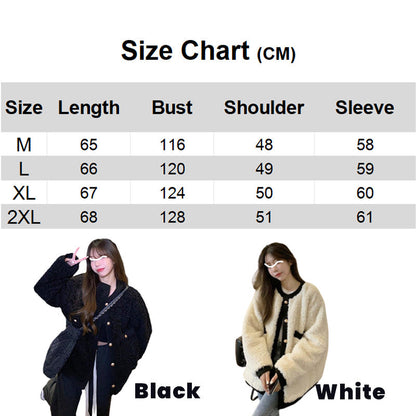 Best Gift-Women's Winter Artificial Fleece Thickened Warm Coat