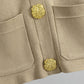 🔥Black Friday Sale 50% OFF🖤Gold Button Soft Knit Trouser Co-Ord