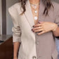 Two-tone suit, instantly boosting your fashion quotient!