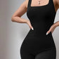 Seamless Square Neck One Piece Sport Jumpsuit