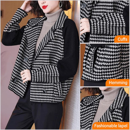 2023 Fall And Winter New Small Short Tweed Female Jacket