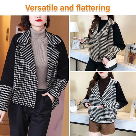 2023 Fall And Winter New Small Short Tweed Female Jacket