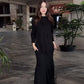 🎅Xmas Sales - 50% OFF🎄Elegant Round Neck Sequin Ankle-Length Dress
