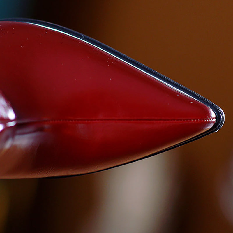 Women's Elegant 2 in 1 Glossy Boots with Detachable Shaft