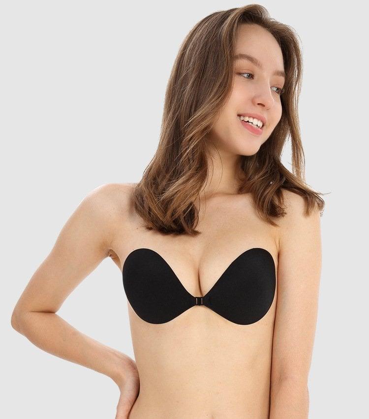 🔥Easy to wear and comfortable for travel🔥Adhesive invisible Gathering Bras