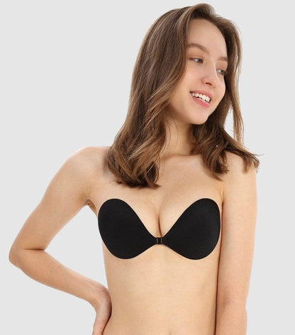 🔥Easy to wear and comfortable for travel🔥Adhesive invisible Gathering Bras