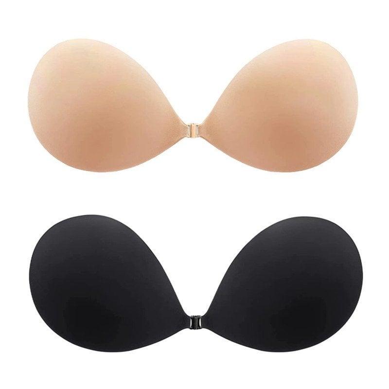 🔥Easy to wear and comfortable for travel🔥Adhesive invisible Gathering Bras