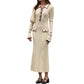 Women’s Bell Sleeve Knit Half-Button Sweater Dress