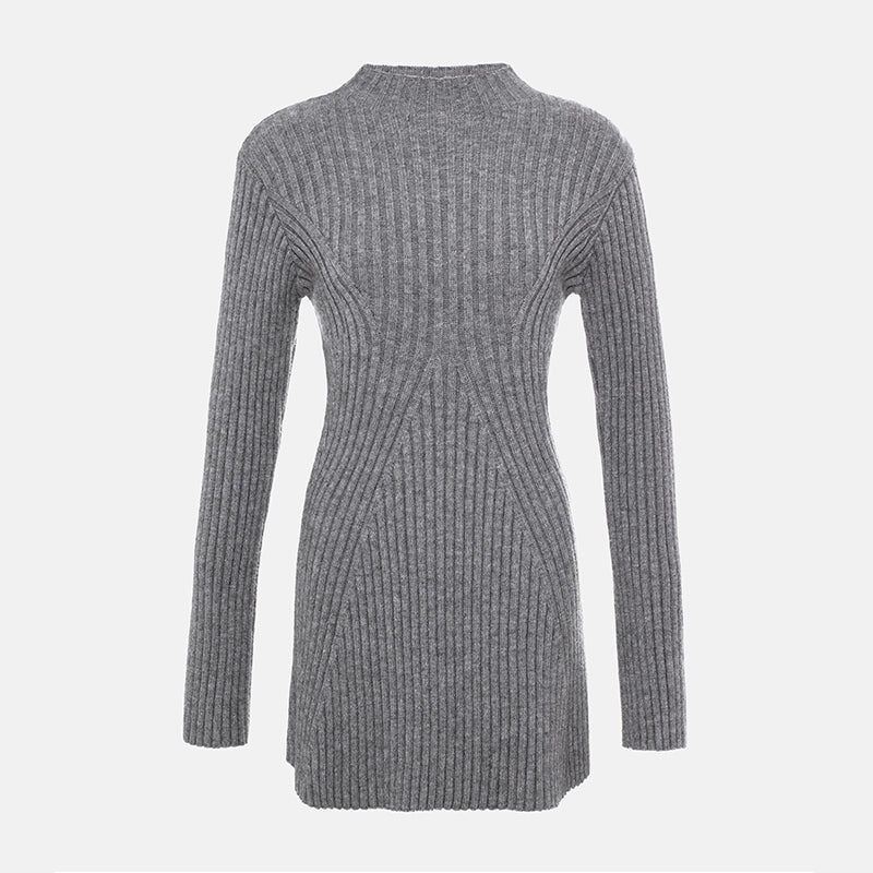 🎅Show off your beauty🎄Women’s Ribbed Knit A-Line Mini Dress