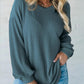 Women's Casual Round Neck Long Sleeve Pullover Top