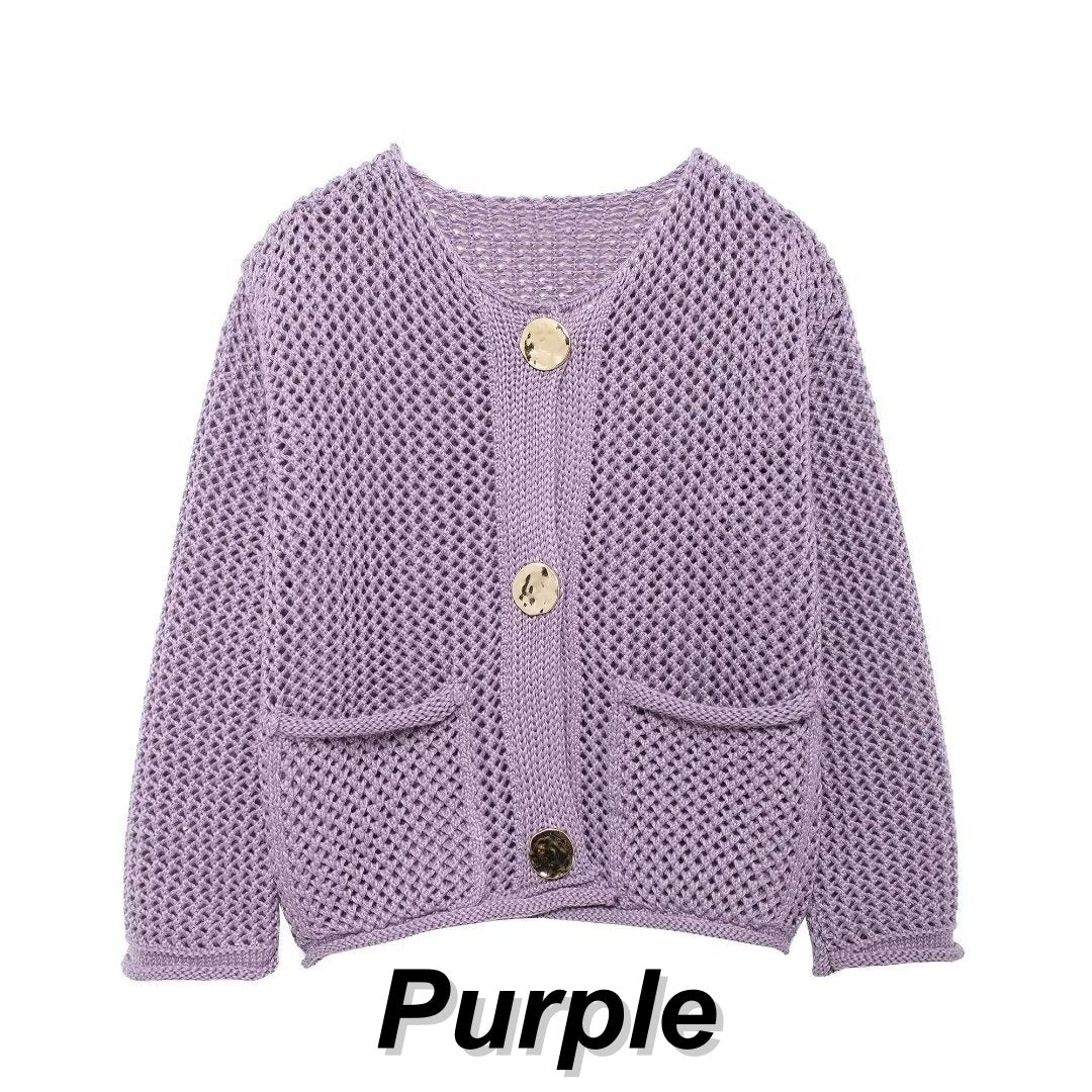 🌸Spring Specials🌸 Women's Fashion Cut-Out Knitted Cardigan