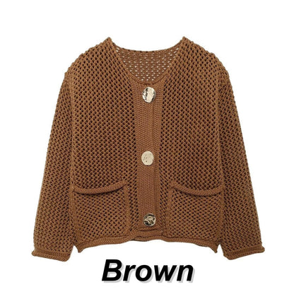 🌸Spring Specials🌸 Women's Fashion Cut-Out Knitted Cardigan