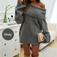 🎅What should I wear tomorrow?🎄Fashion Loose Solid Color Pullover Sweater